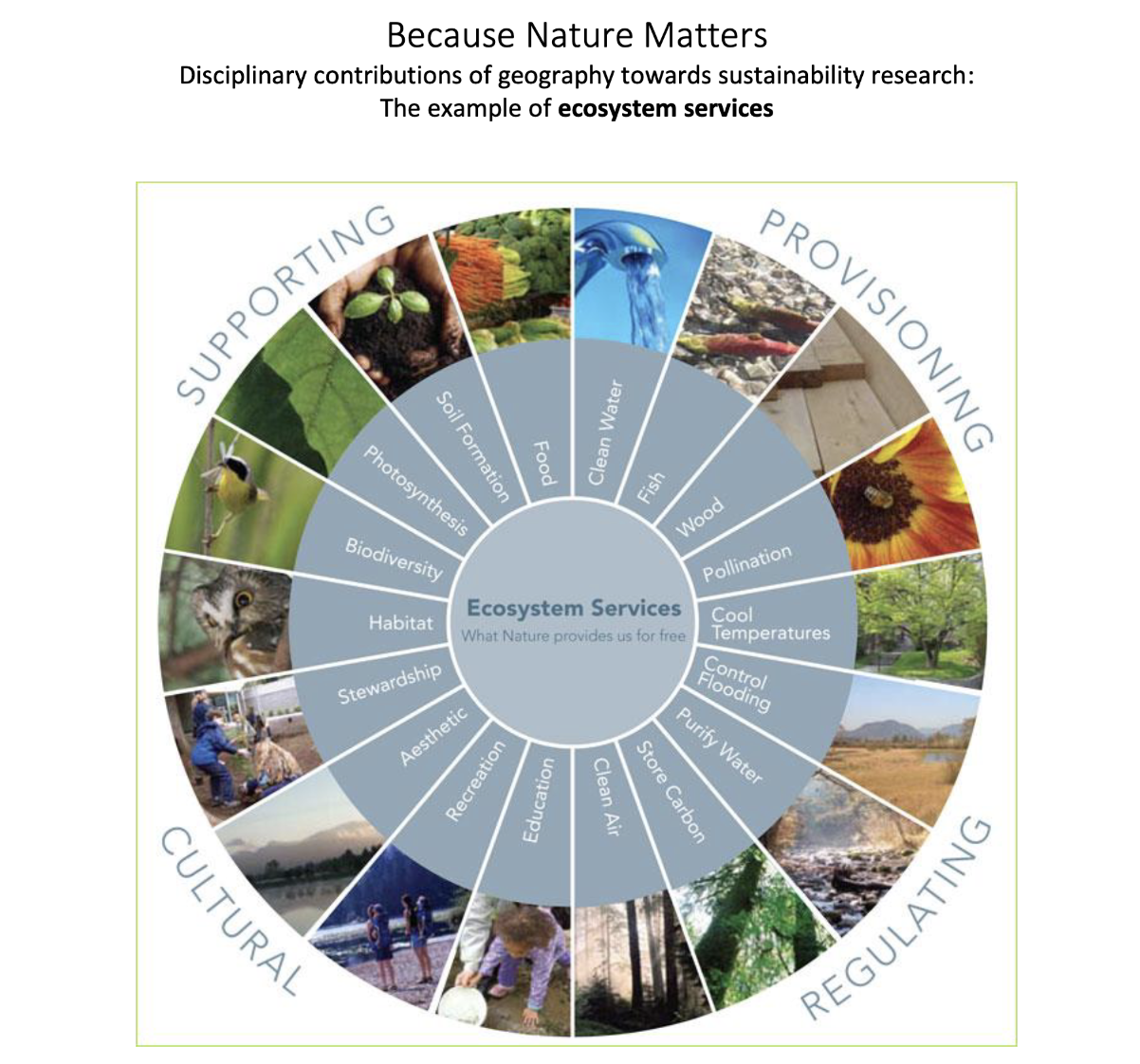 Preprint | Because Nature Matters. Geography, sustainability research and ecosystem services